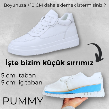 PUMMY  Klasik Sneaker (+6+8+10 CM)